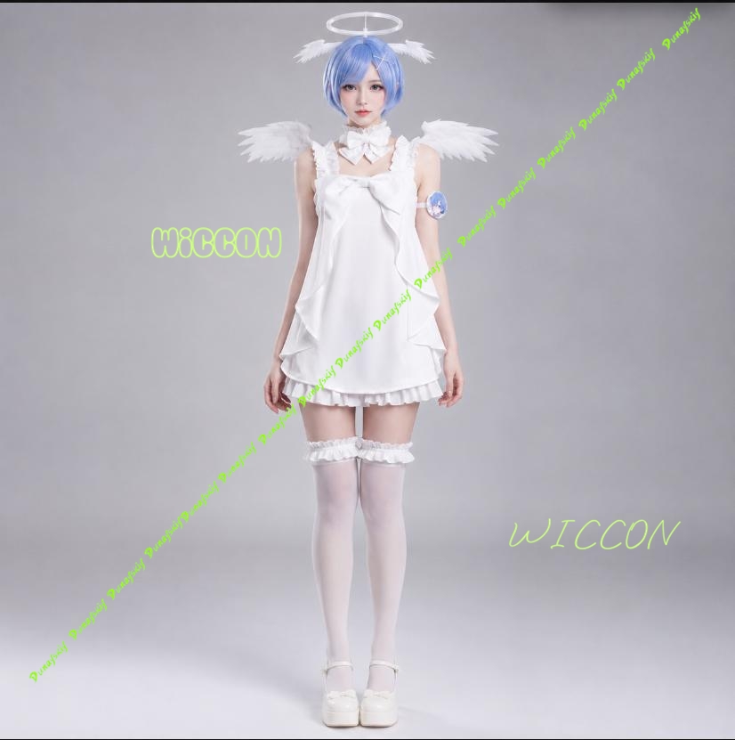 Anime Cosplay Re Zero - 리제로 캐릭터 코스프레 의상 램 렘