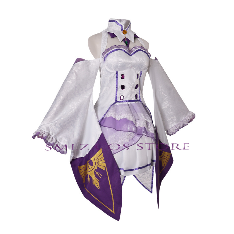 에밀리아 코스프레 애니메이션 Re Zero Kara H - Cosplay Anime Women 리뷰 및 가격