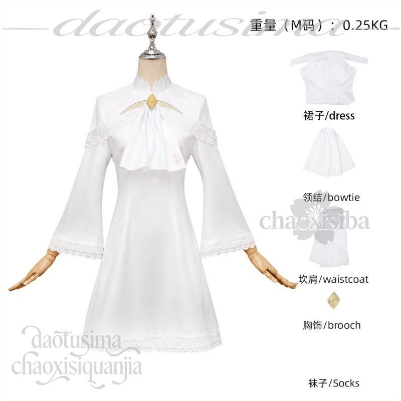 카와이 로리 루이 아르네브 코스프레 의상, 리제로 애니 - Anime Cosplay Re Zero 리뷰 및 가격