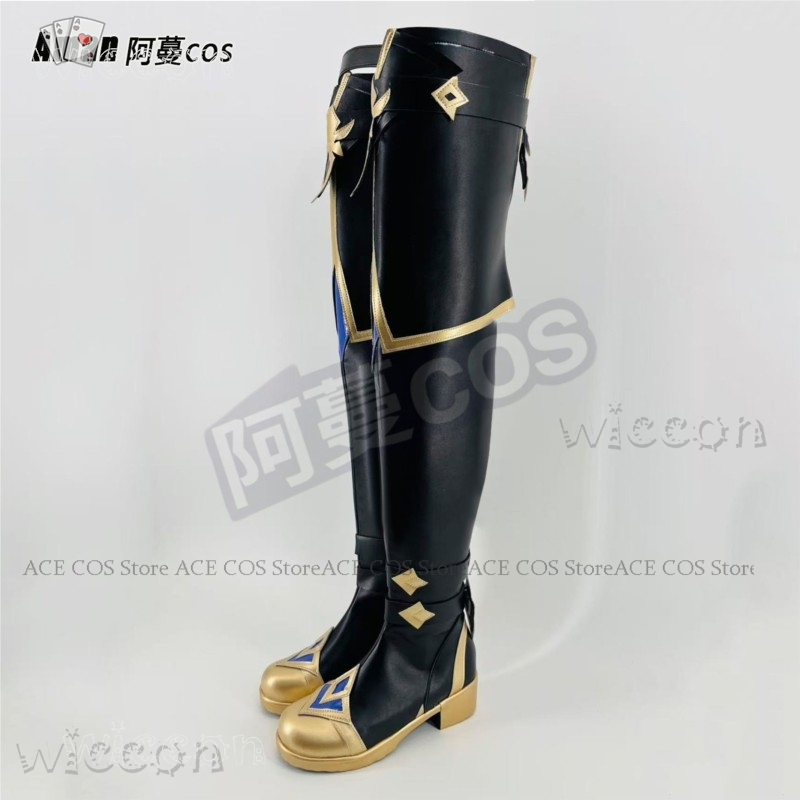 Genshin Impact Lohen 하이 니 부츠 - - Anime Cosplay Japanese 리뷰 및 가격