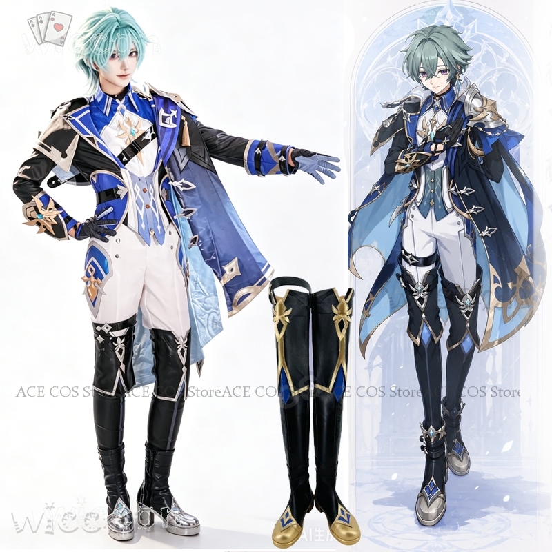 Genshin Impact Lohen 하이 니 부츠 - - Anime Cosplay Japanese 리뷰 및 가격