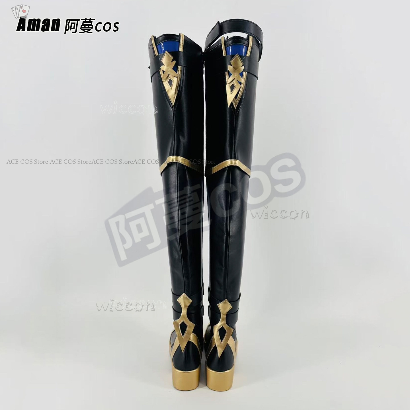 Genshin Impact Lohen 하이 니 부츠 - - Anime Cosplay Japanese 리뷰 및 가격