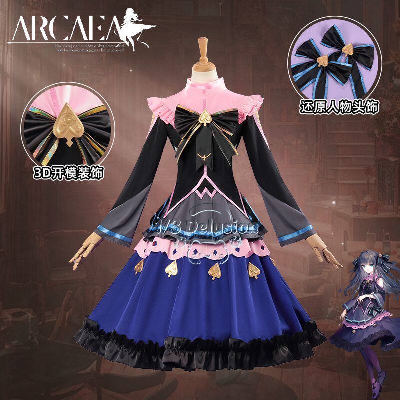 Arcaea Tairitsu 초기 갈등 로리타 코스프레 - Cosplay Anime Women 리뷰 및 가격