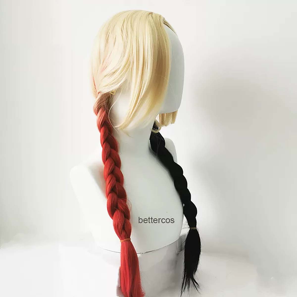여성 퀸 코스프레 가발 할리 2 포니테일 스타일 레드  - Anime Cosplay With Red Hair 리뷰 및 가격