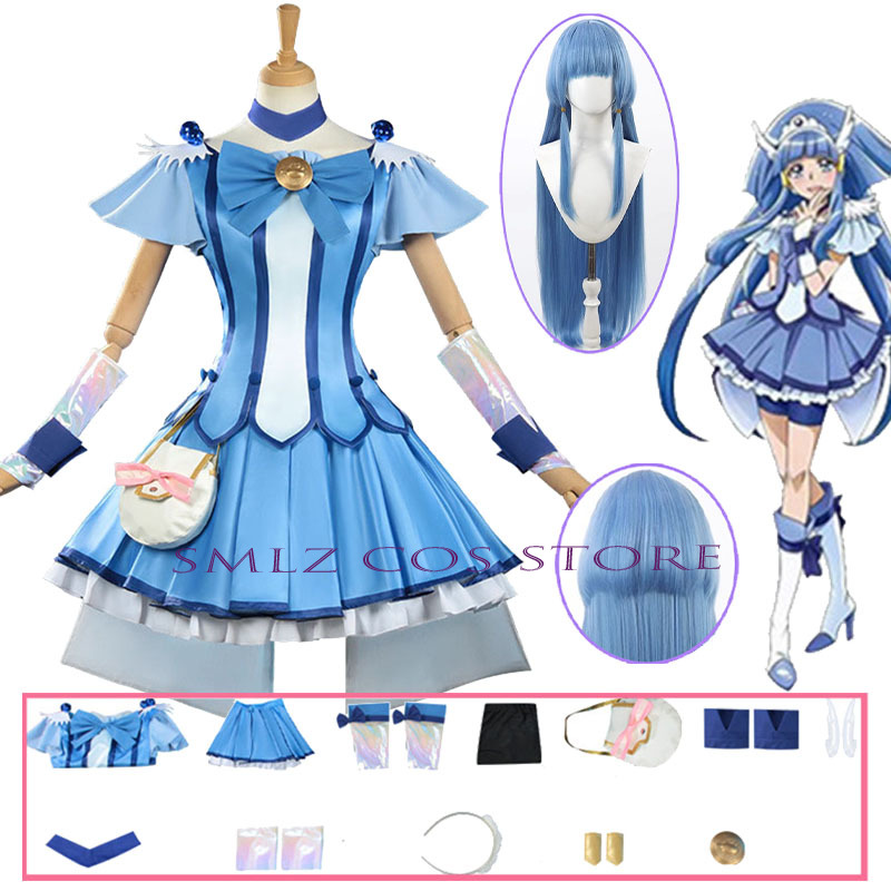 큐어 뷰티 코스프레 애니메이션 스마일 글리터 브리즈 큐 - Anime Cosplay Waifu 리뷰 및 가격