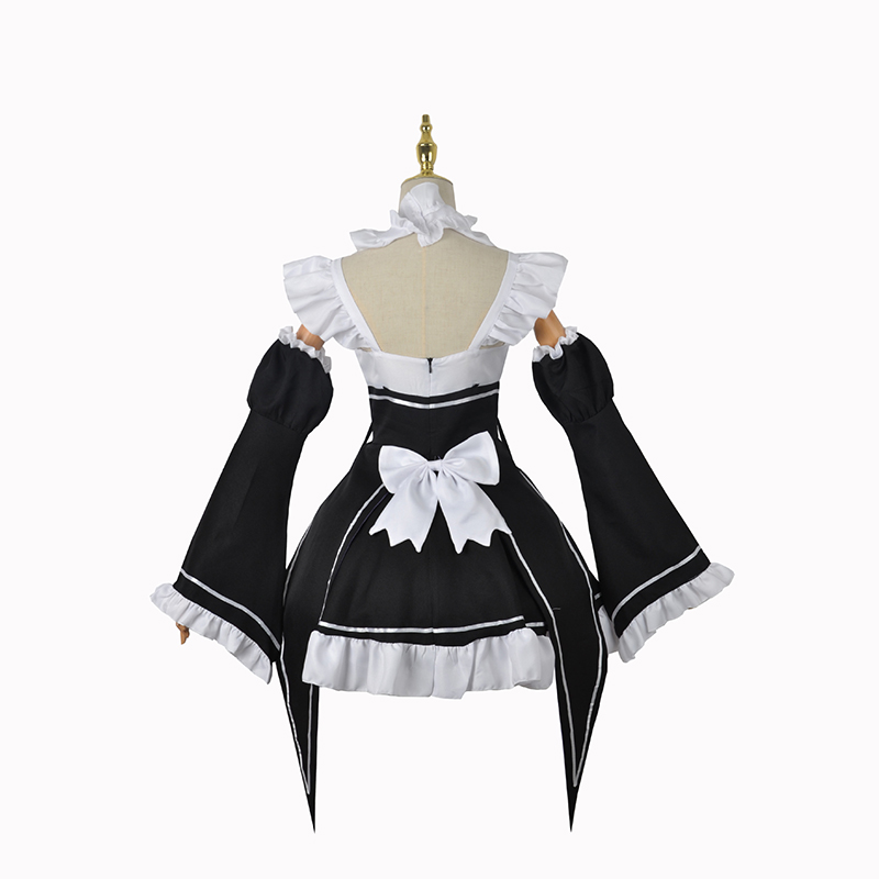 애니메이션 램 렘 로리타 메이드 코스프레 의상 Re:  - Anime Cosplay Re Zero 리뷰 및 가격