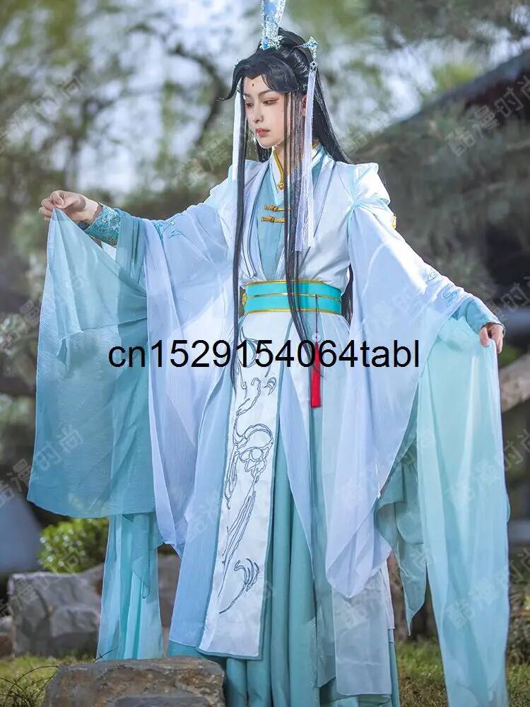 신상 텐관시푸 풍시 청선 코스프레 의상 한복 세트 천상 - Anime Cosplay Waifu 리뷰 및 가격
