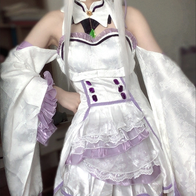 애니메이션 Re: 제로부터 시작하는 이세계 생활 에밀리 - Anime Cosplay Re Zero 리뷰 및 가격